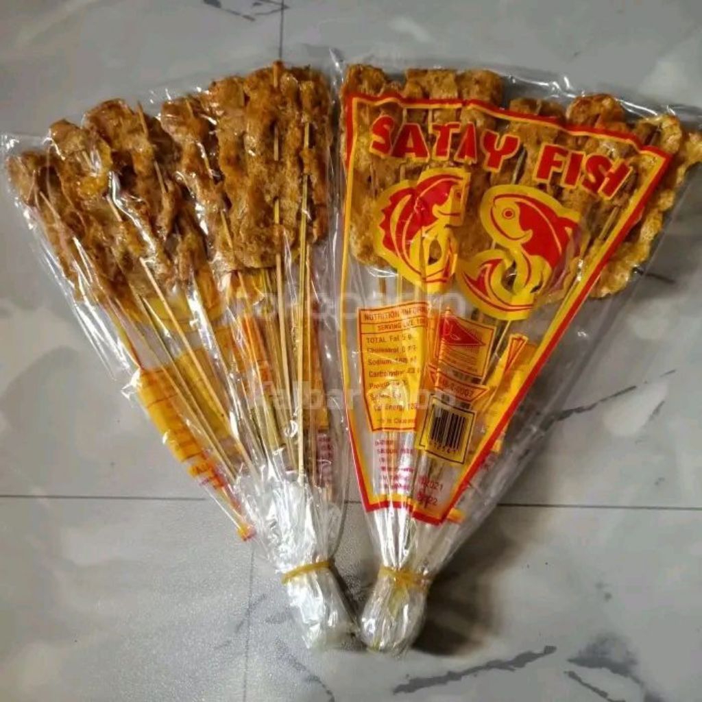 Satay Fish HALAL / Sate Ikan Jadul / Fish Snack Thailand / Satay ikan / Satay Jelly fish / Satay Amp