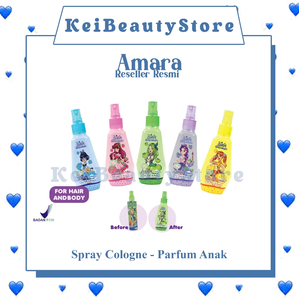AMARA Spray Cologne / Parfum Anak / Cologne Anak PURBASARI