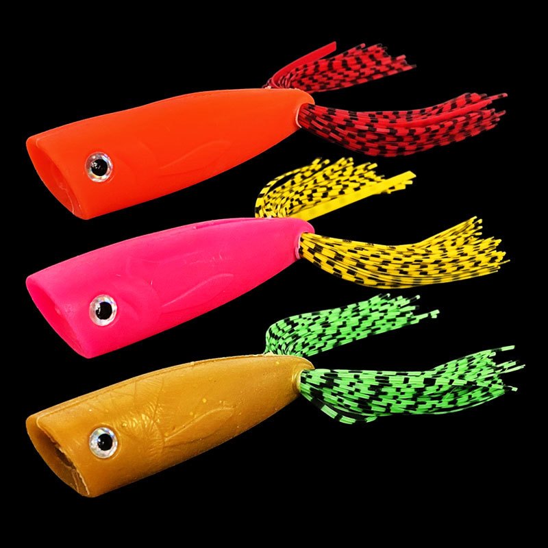 Soft Popper Lure Umpan Pancing Topwater – Target GT, Kakap, Kerapu, Tenggiri