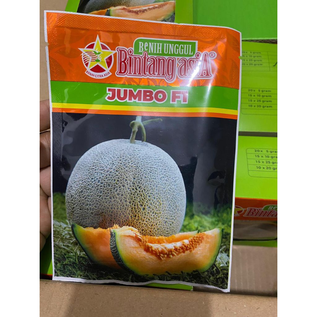 Benih Melon Oren JUMBO F1 Bintang Asia