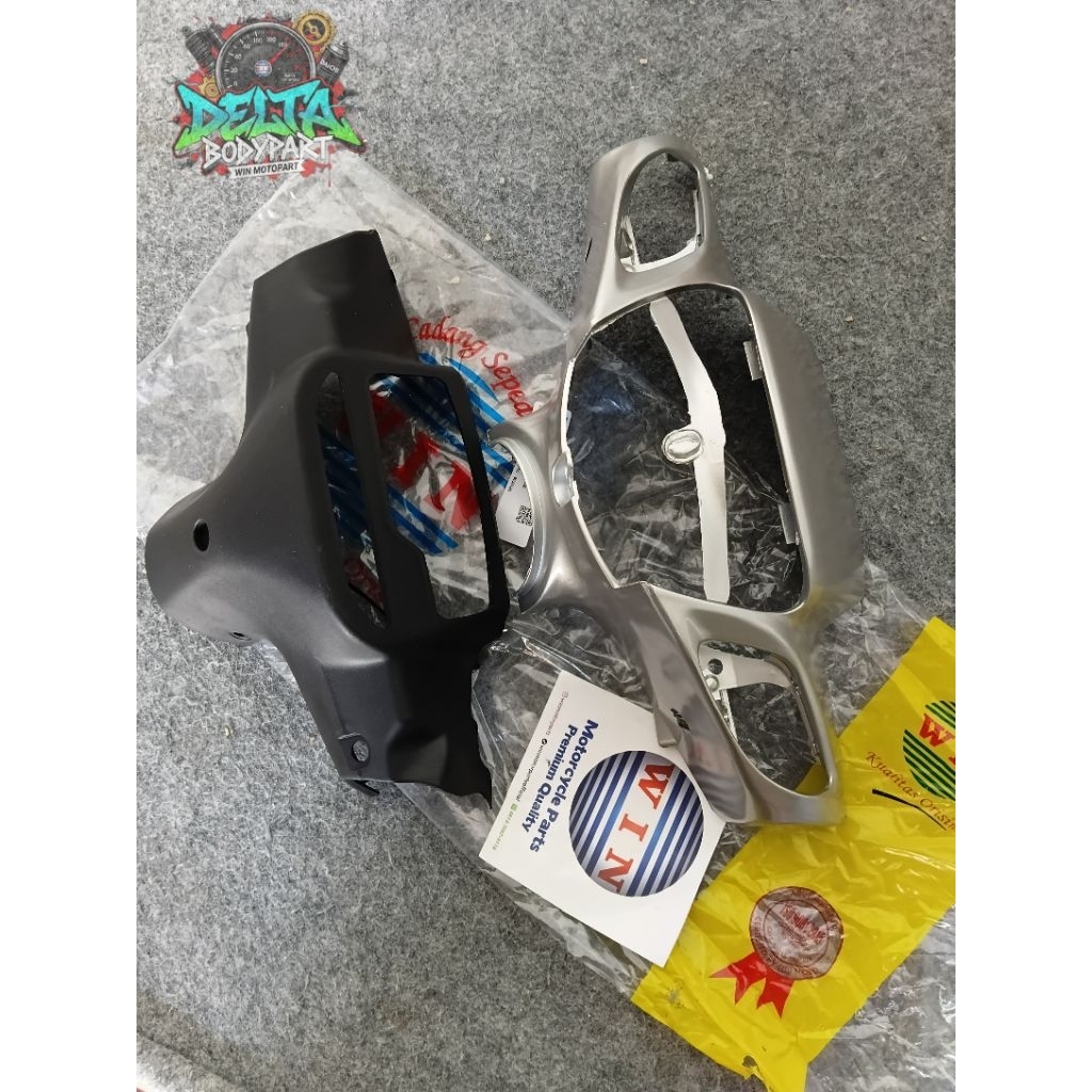 BATOK DEPAN - BELAKANG FIZR KOPLING SILVER (WIN)