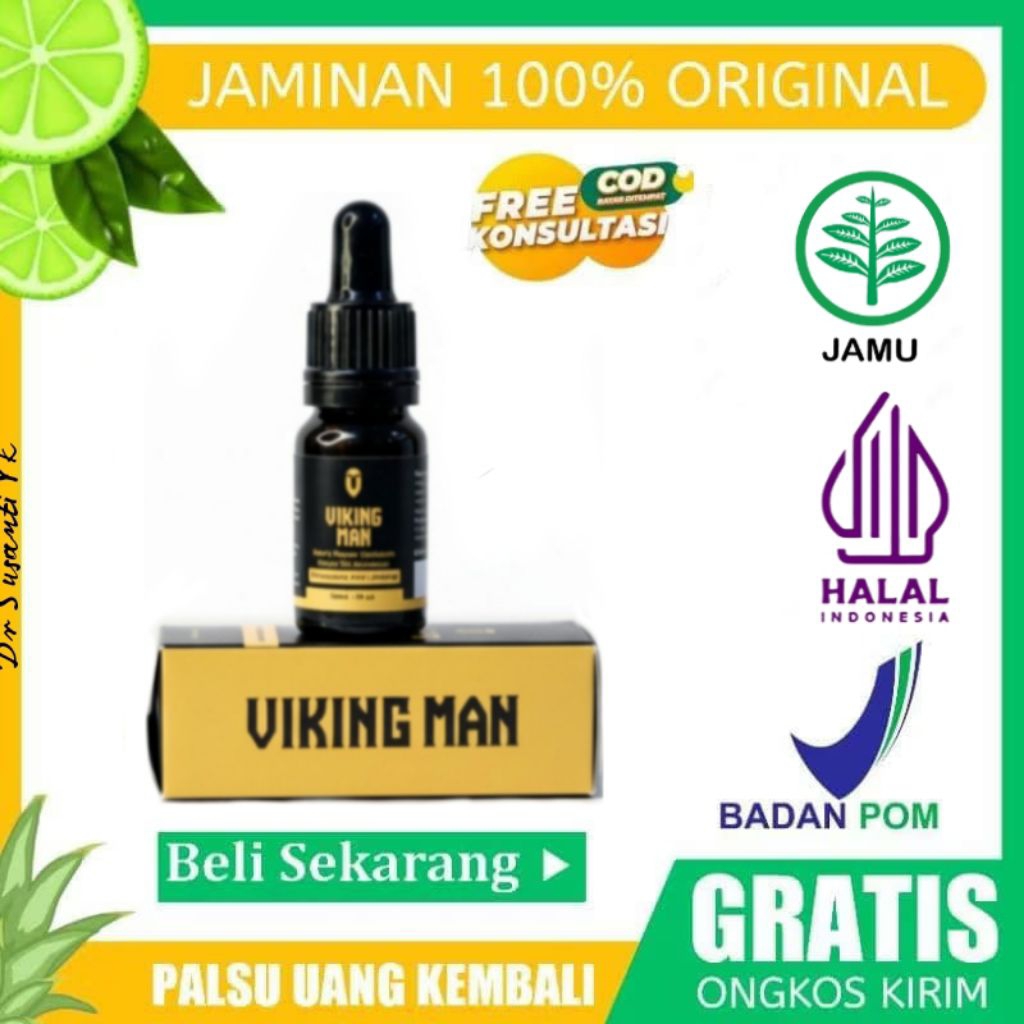 Viking Man Minyak Jarak Mayapulut Oil Herbal Asli Original