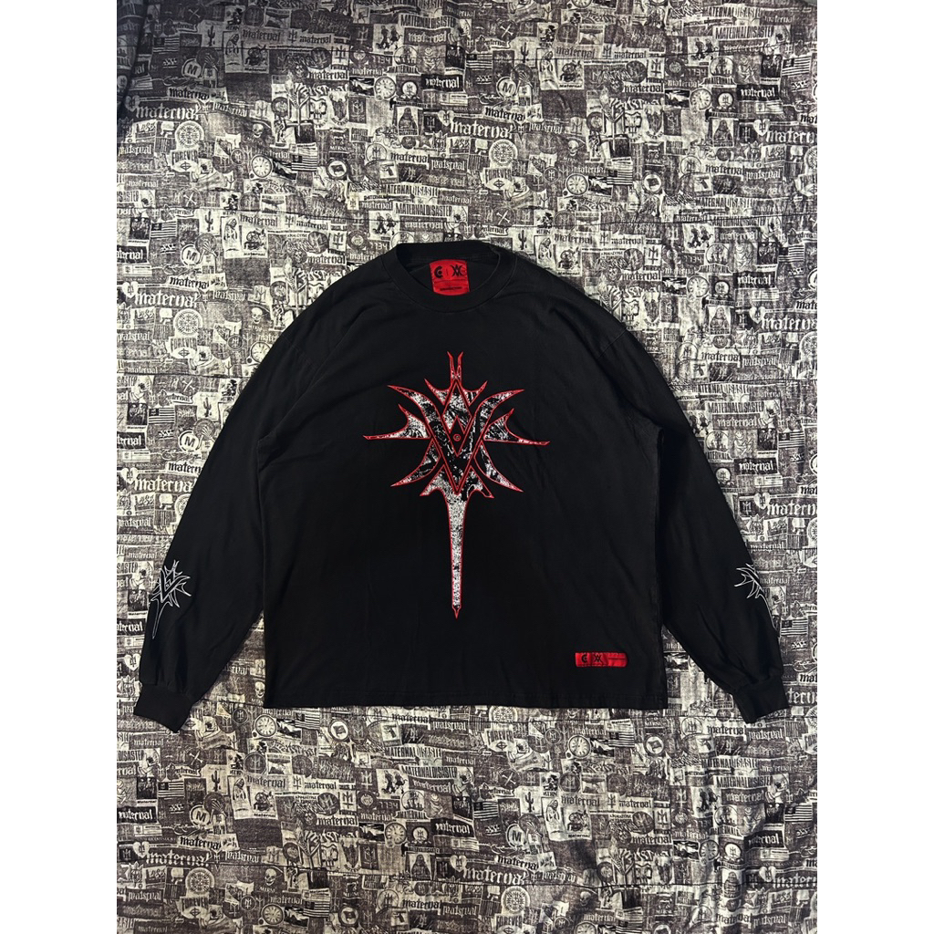 GVFI X 510 Longsleeve Worn Ritual Black Wash ( New ) Size : XL