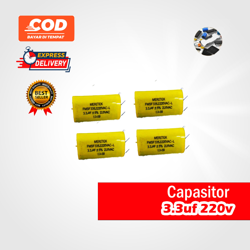 Kapasitor 3.3uf 250v Audiophiler Berkualitas Tinggi