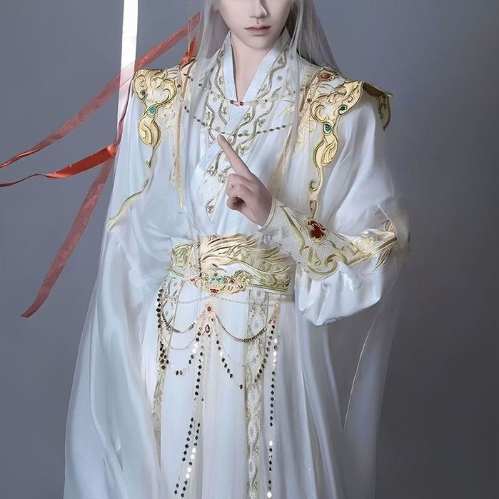 Hanfu Dinasti Selatan dan Utara Setelan yang sama dengan pria dan wanita Industri Berat