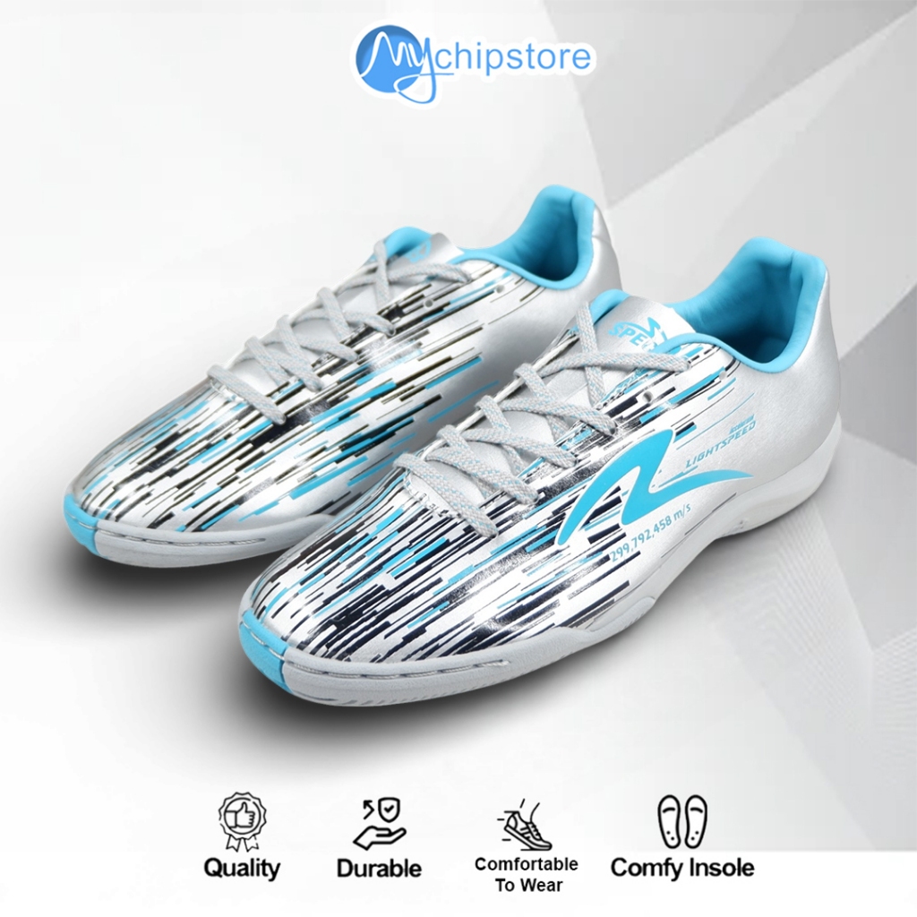 Sepatu Futsal ORIGINAL SPECS LIGHTSPEED REBORN IN Silver