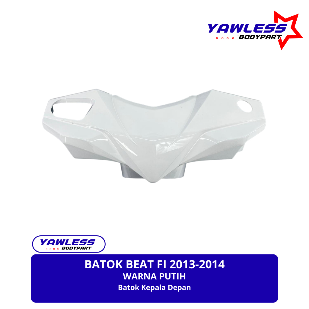 Batok depan Beat Fi 2013-2014 stater kasar warna Putih / batok beat fi 2014