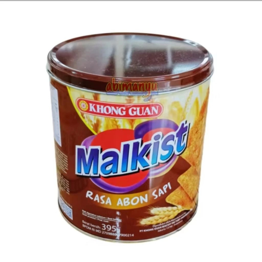 Khong Guan Malkist Abon Sapi Kaleng 395 Gram