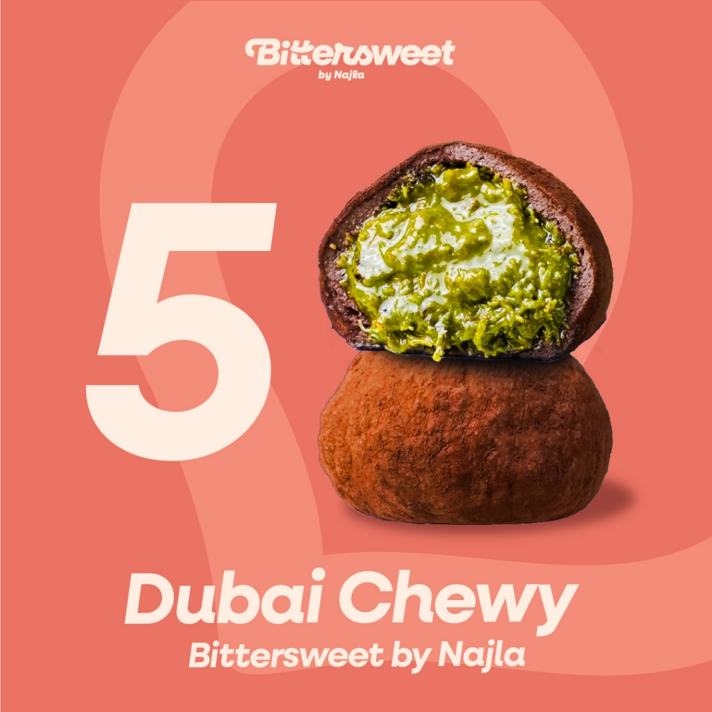5 pcs Dubai Chewy Bittersweet By Najla