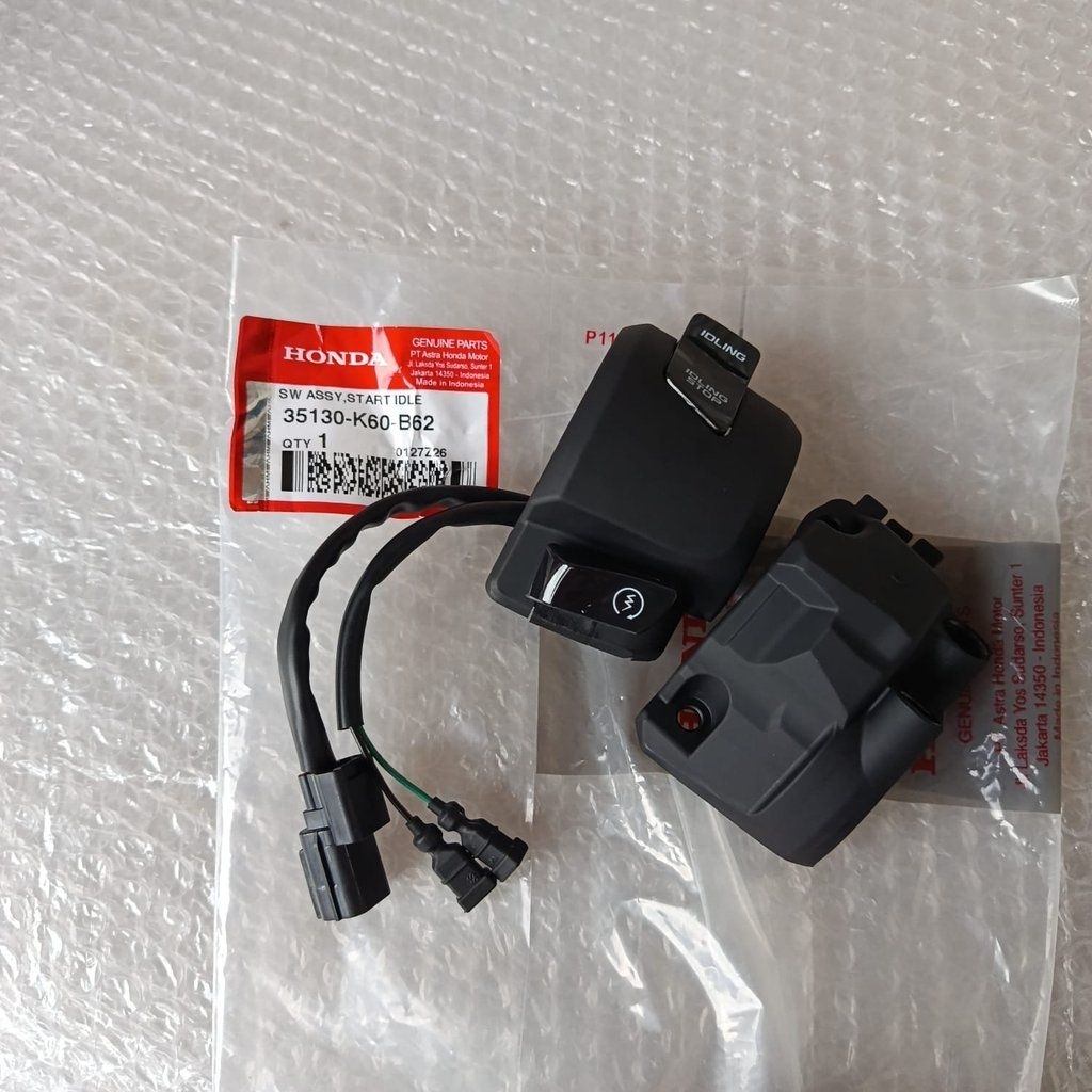 35130-K60-B62 Holder Kanan Saklar Tombol Starter Honda Vario 125 Ori AHM