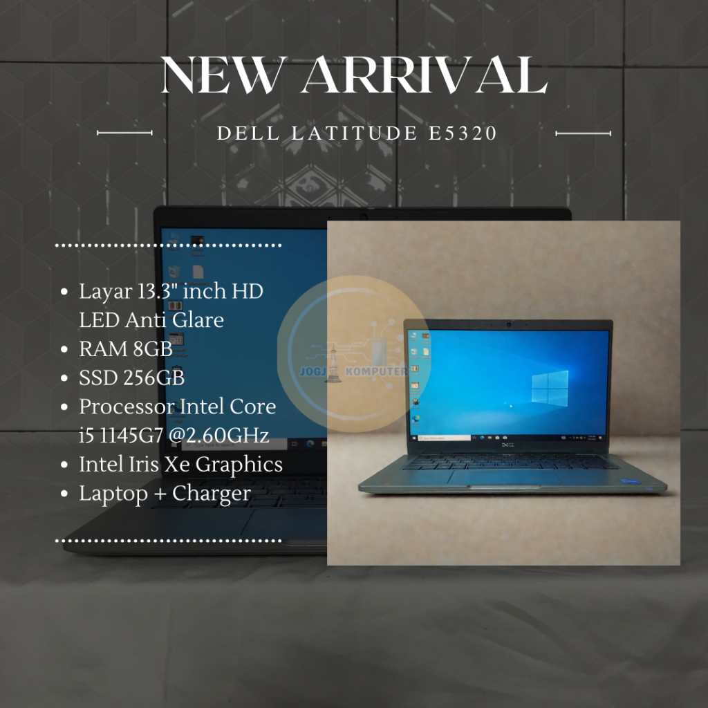 DELL LATITUDE 5320 16/25GB | i5 Gen 11 | Second Unit | Laptop + Charger