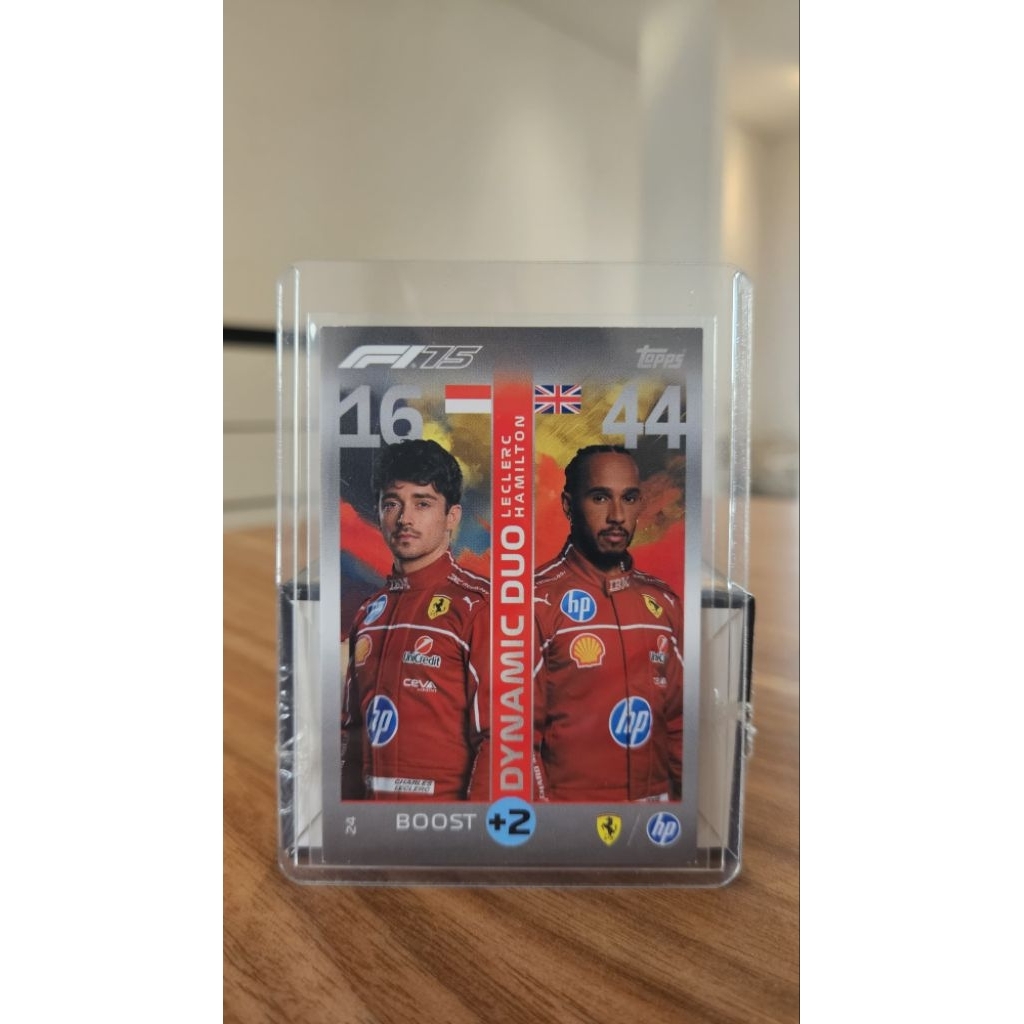Merch F1 Kartu F1 Topps Attax Duo Ferrari