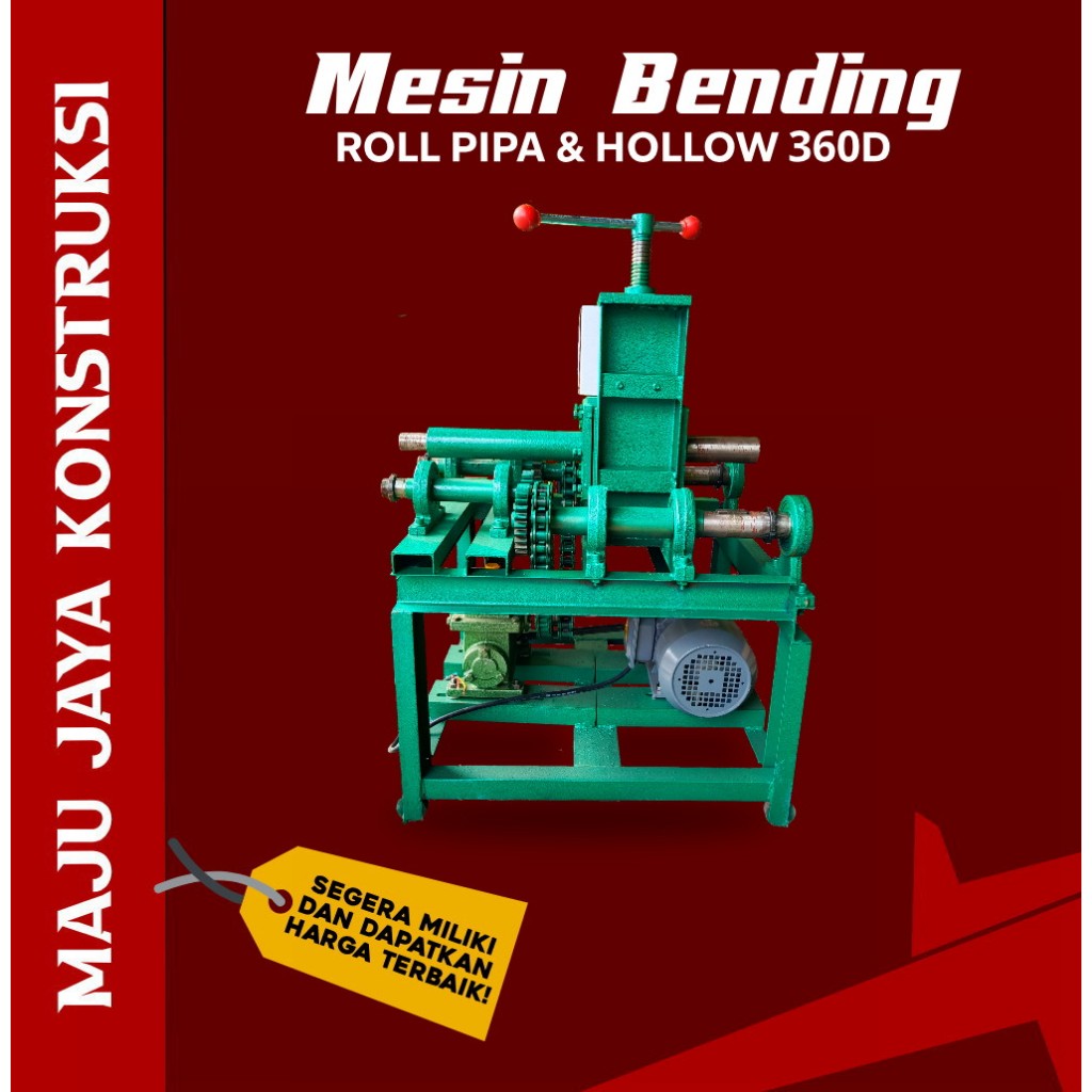 Mesin Bending Roll Pipa dan Hollow 360 Derajat