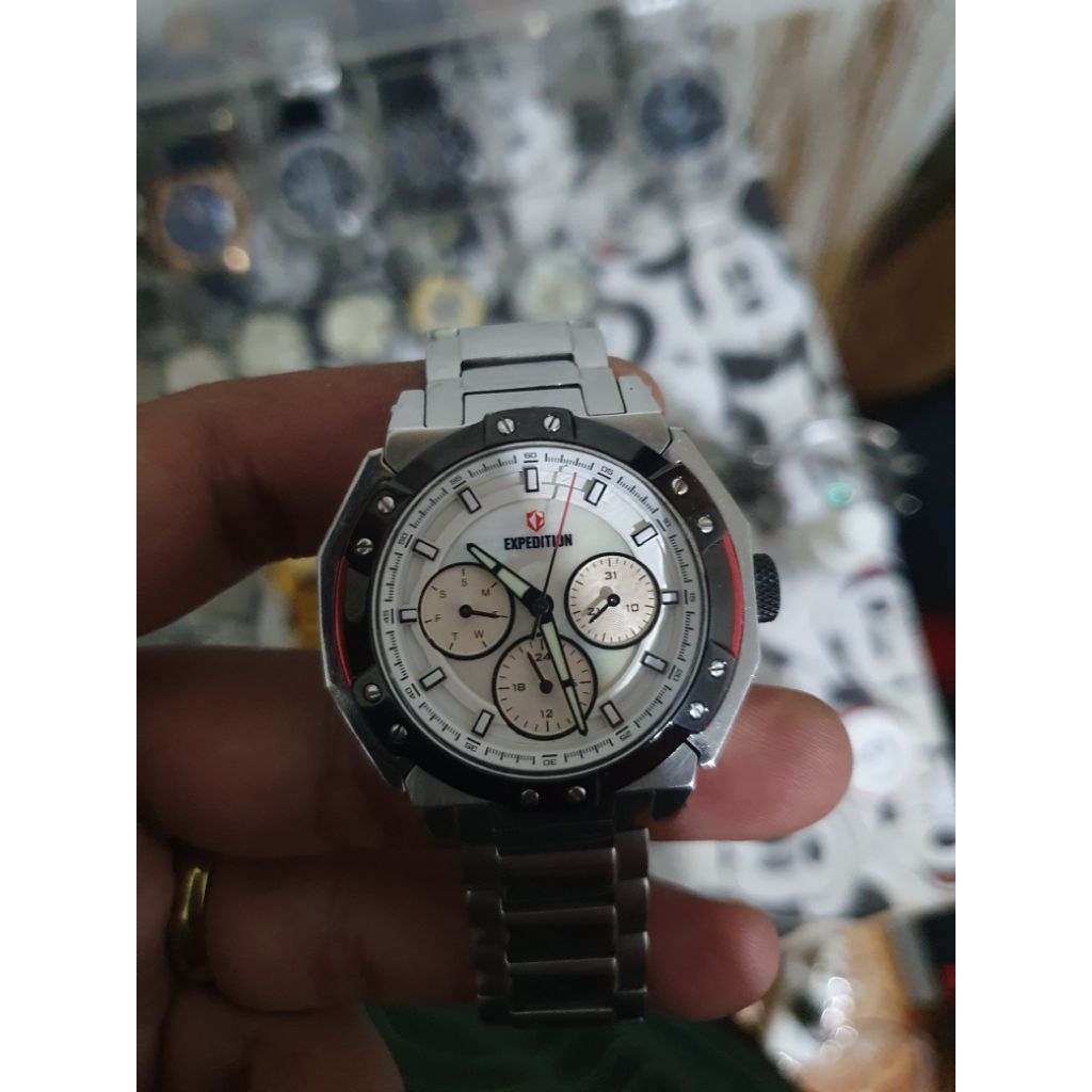 jam tangan second expedition cronotime