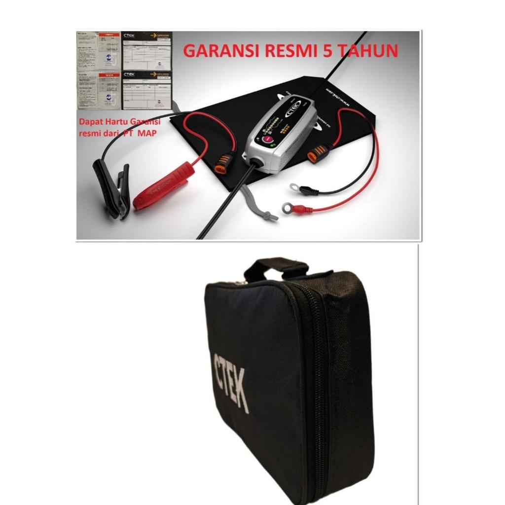 CTEK MXS 5.0 MXS 5 MXS5 MXS5.0 EU Aki Battery Charger + TAS PENYIMPANAN