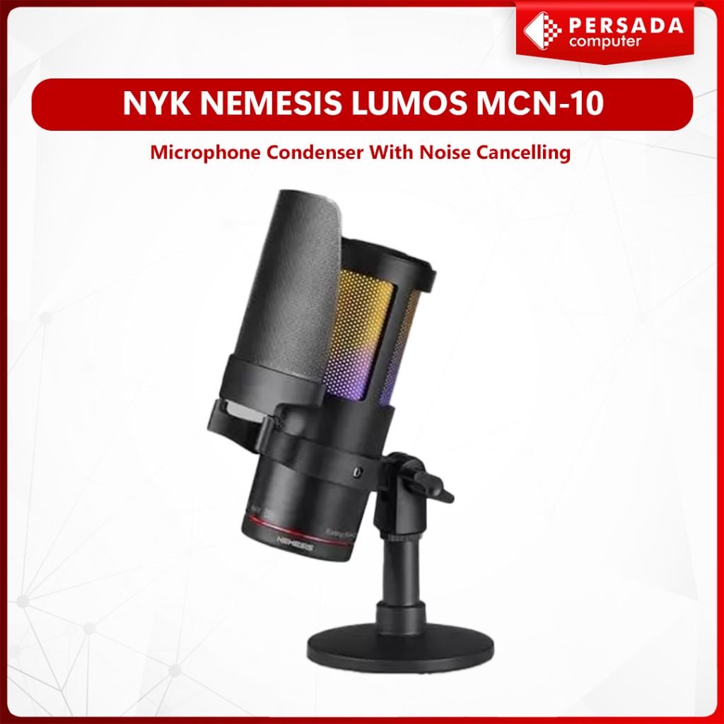 Microphone Condenser NYK Nemesis LUMOS MCN-10 With Noise Cancelling