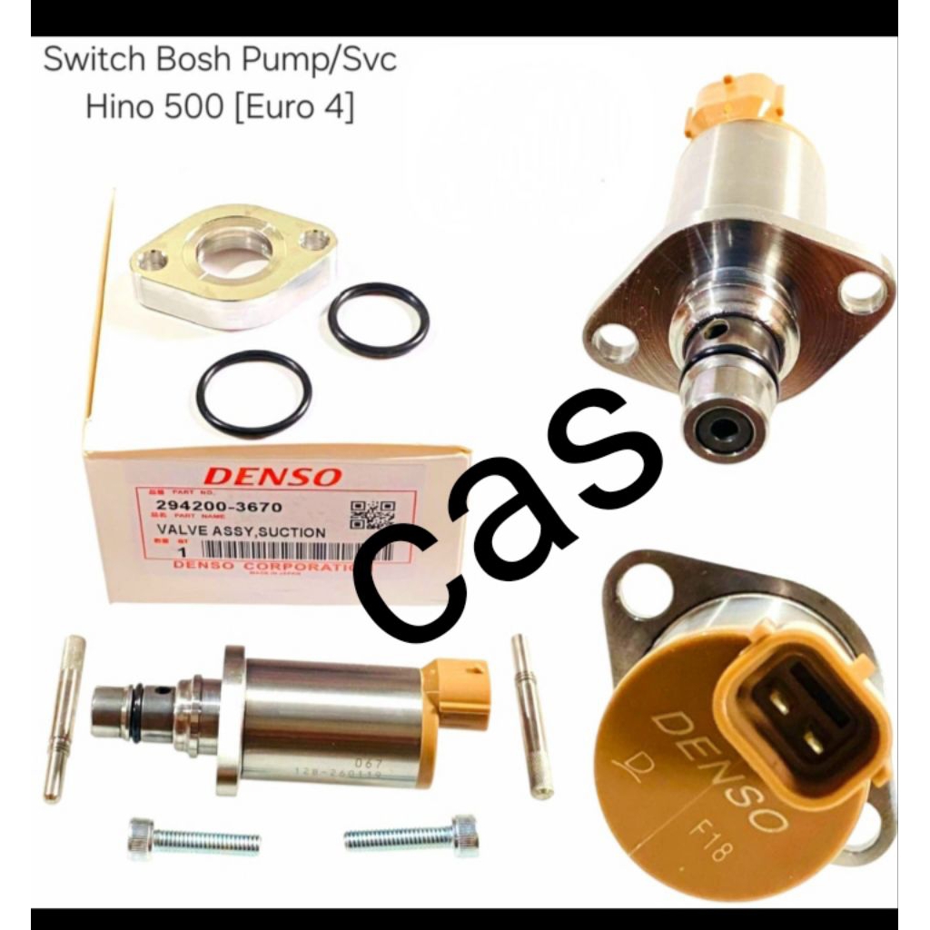 SELENOID VALVE SUPPLY PUMP FM280 JD HINO 500 EURO 4 VALVE SVC HINO 500 EURO4 SWITCH BOSH PUMP HINO 5