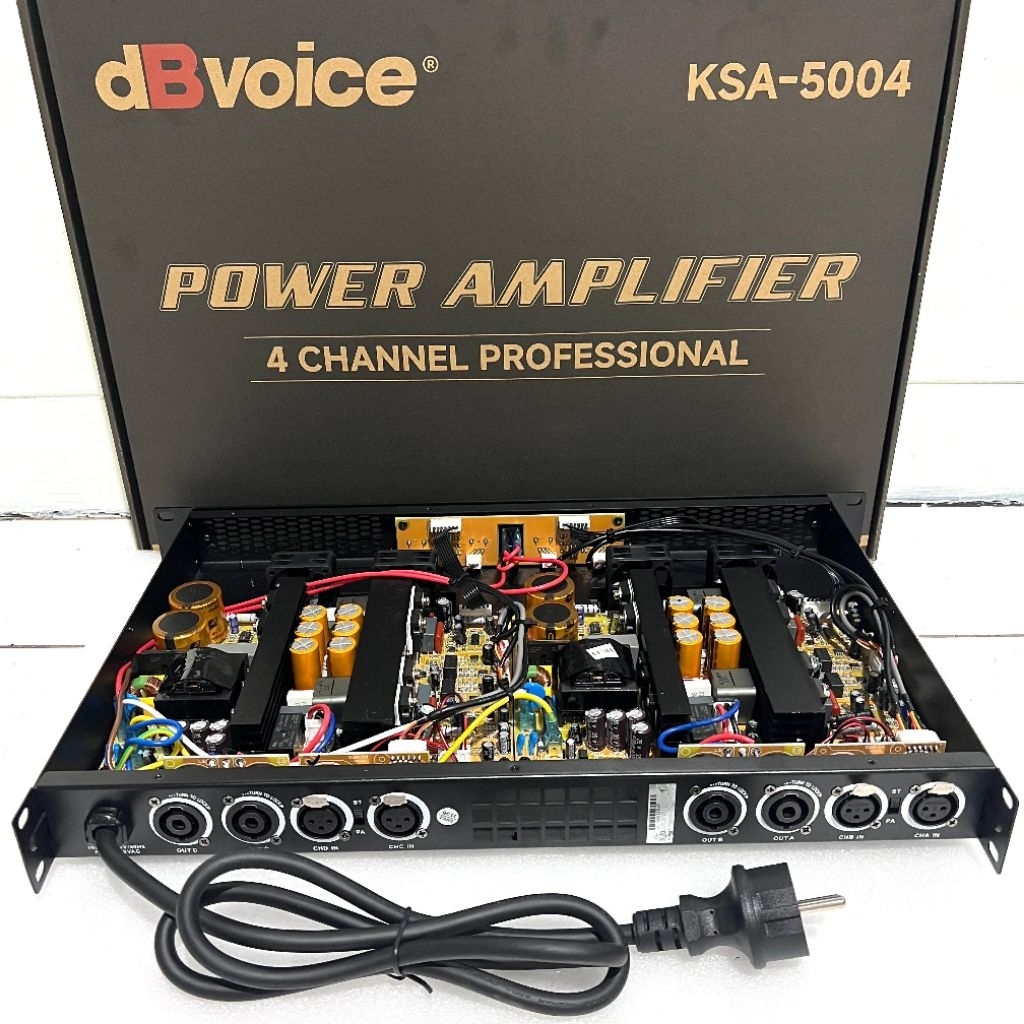 Audio Power dB Voice KSA 5004 Original Amplifier dbvoice 4 Channel Class D power audio