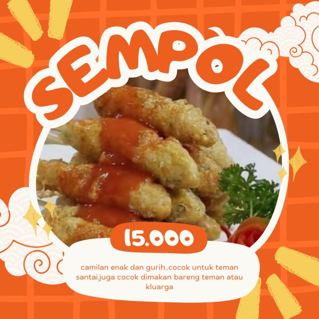 SEMPOL original isi 50 biji cocok untuk jualan (Mentah)
