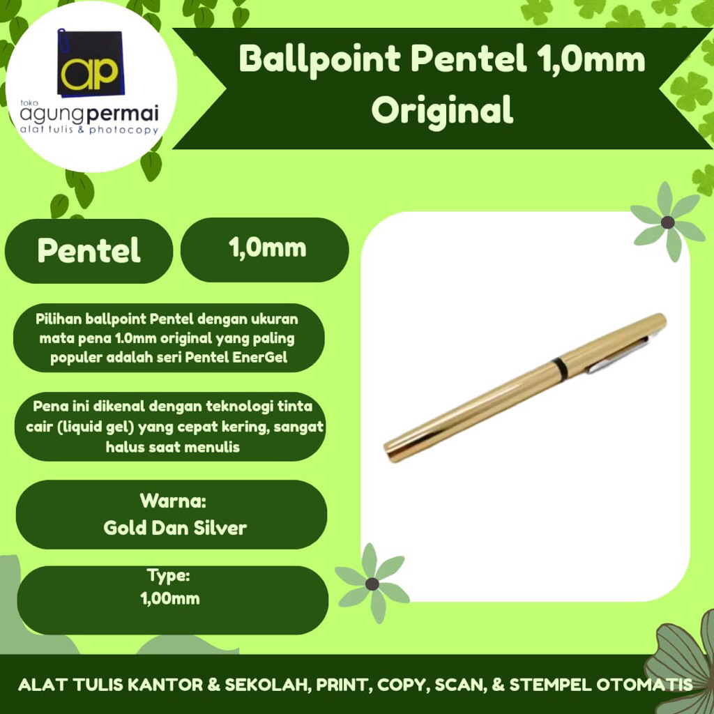 Ballpoint Pentel 1,0mm Original