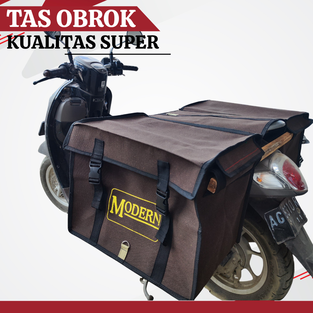 Tas kurir motor TP KANVAS bahan premium kuat tas obrok bahan tebal
