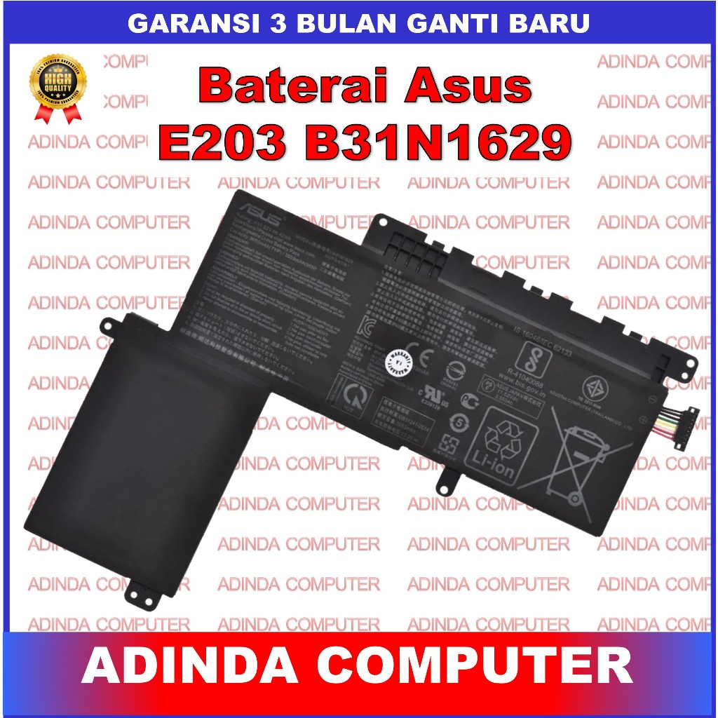 Baterai Asus E203 E203N E203NA E203NAH E203MAH E203MA X203N X207N B31N1629