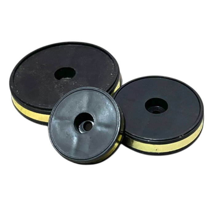 Kaki box bahan plastik pvc lis kuning ups