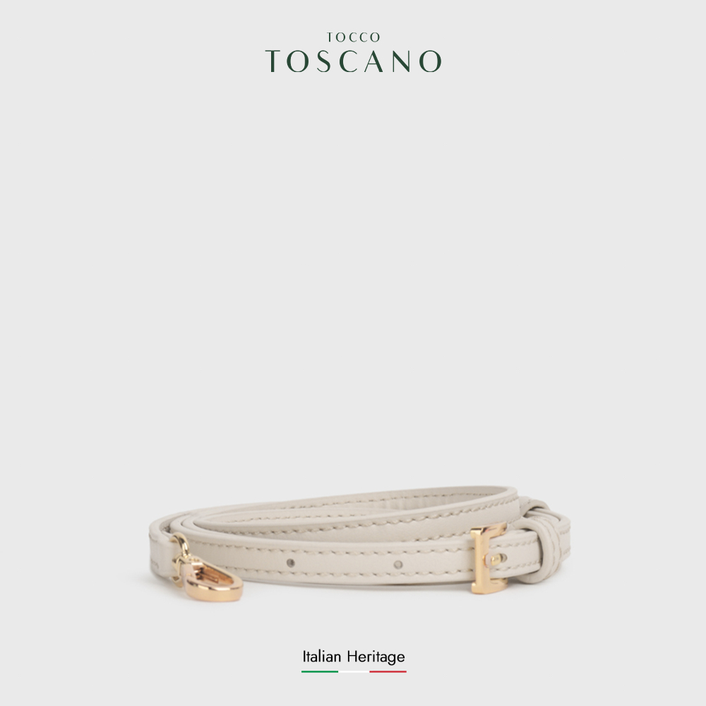 Tocco Toscano - Iduna 10mm Adjustable Bag Strap (Cream)