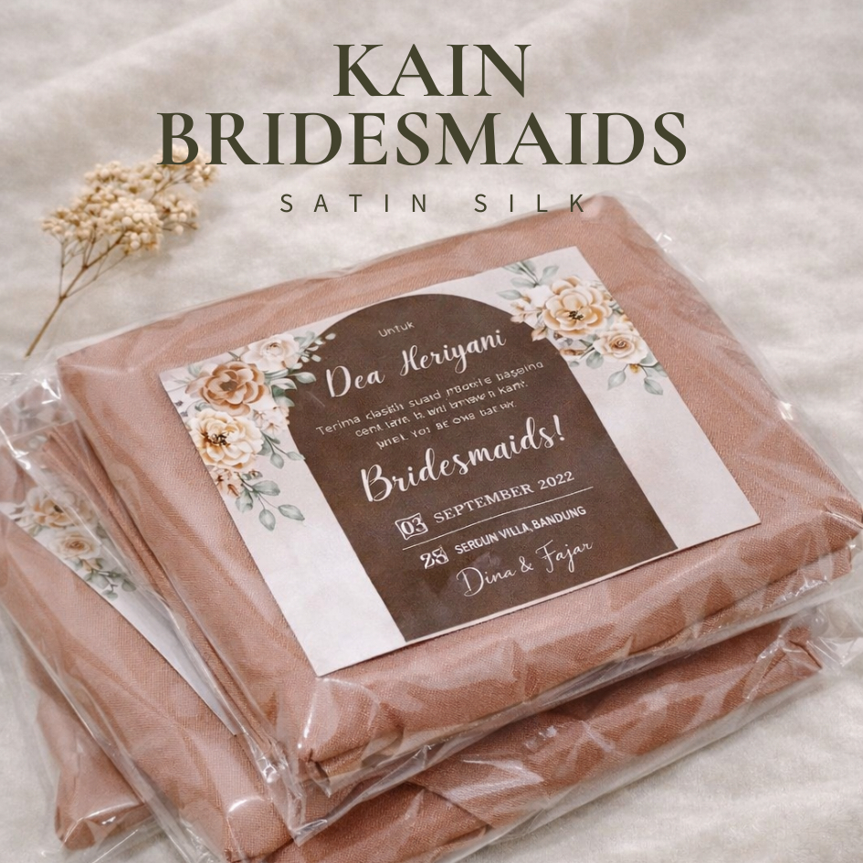 Paket Seragam Bridesmaids & Groomsmen l FREE CARD & TAS MIKA