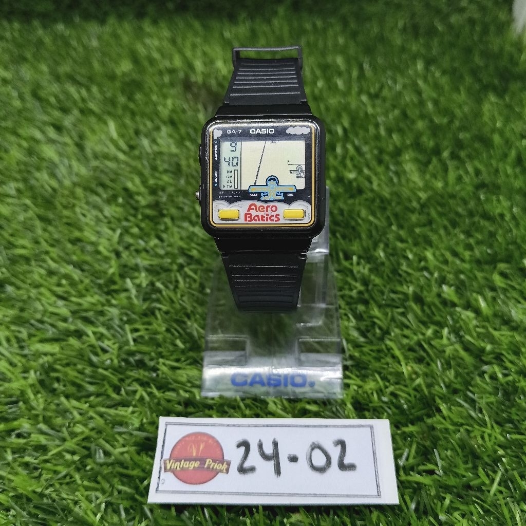 Vintage Casio GA-7 Acro Batics LCD Game Watch Module 688 Japan 1980s