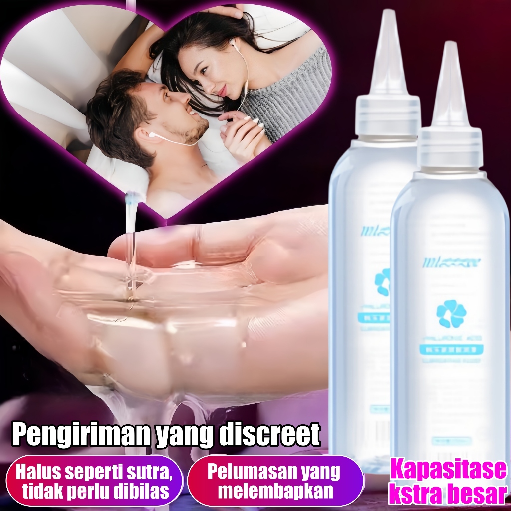 Lubricant premium Gel Pelumas Pria & Wanita Water Soluble Asam Hialuronat Lubricant Water Based