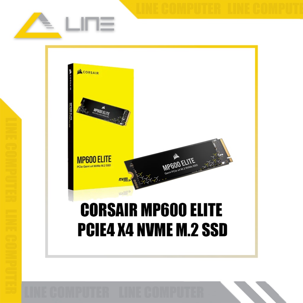 Corsair MP600 Elite PCIe 4x4 NVME M.2 SSD - SSD PCIE GEN4