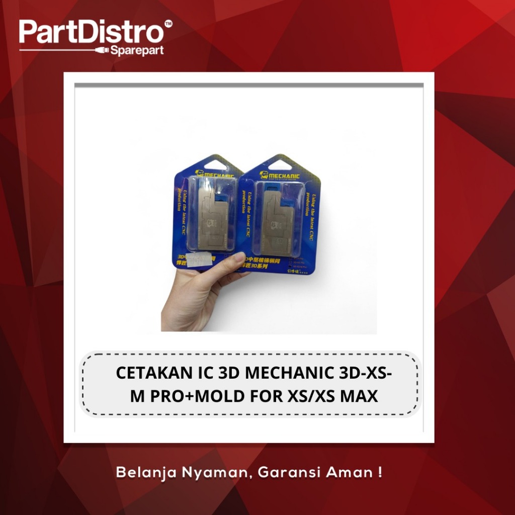 CETAKAN IC 3D MECHANIC 3D-XS-M PRO+MOLD FOR XS/XS MAX MECHANIC