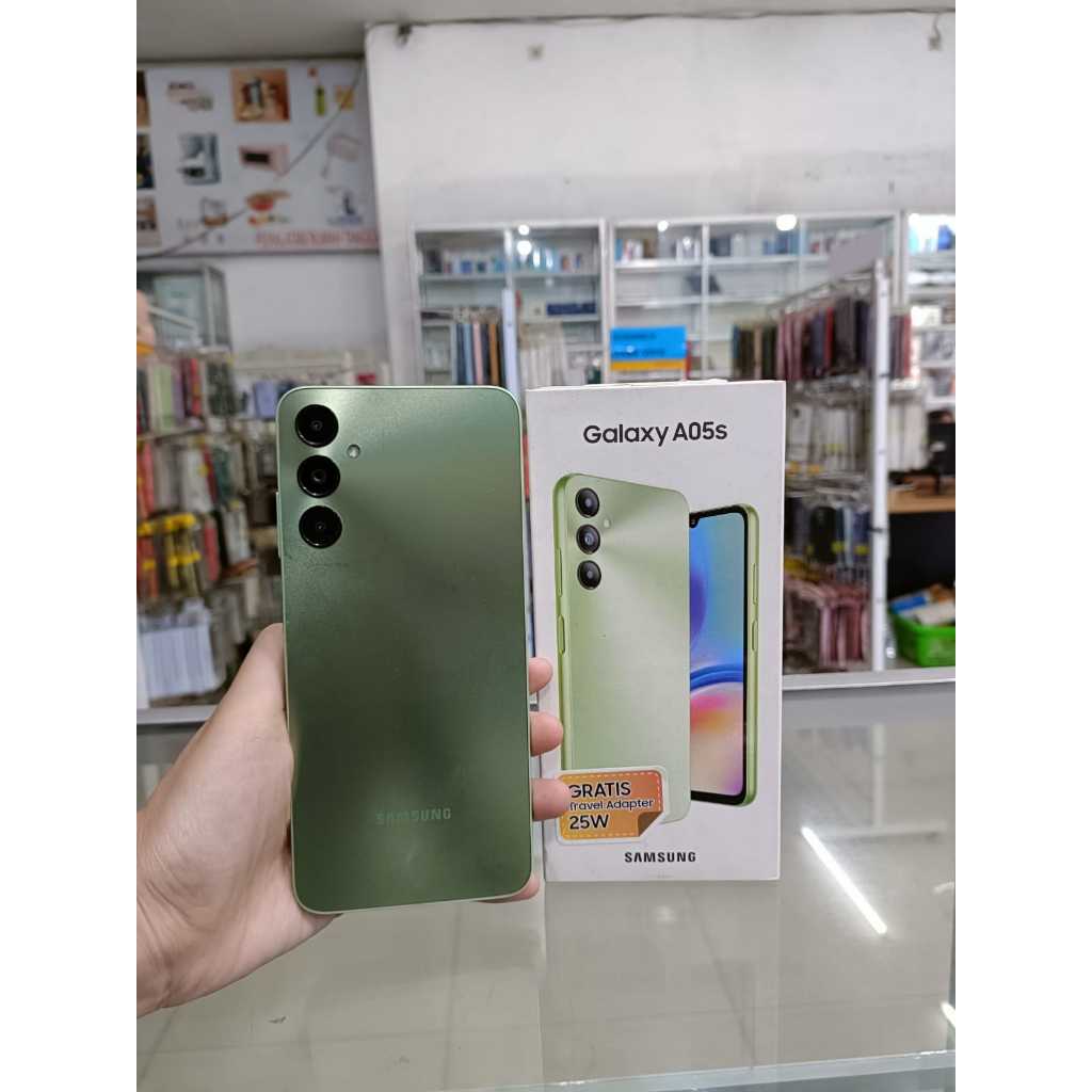 SAMSUNG GALAXY A05S 6/128GB SECOND SEKEN BEKAS RAM 6 INTERNAL 128
