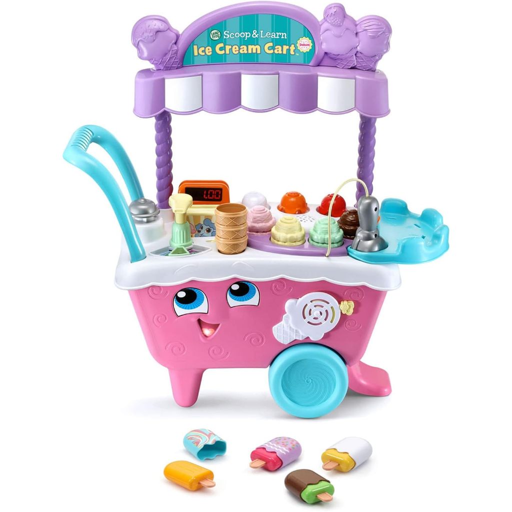 LeapFrog Scoop and Learn Ice Cream Cart Deluxe, Pink
