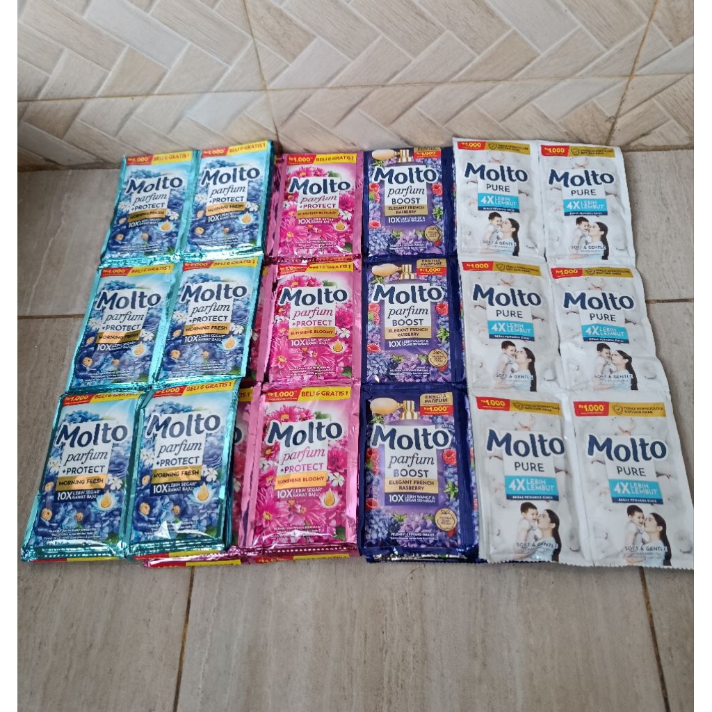 Molto Pewangi sachet Rp.1000(6+1)
