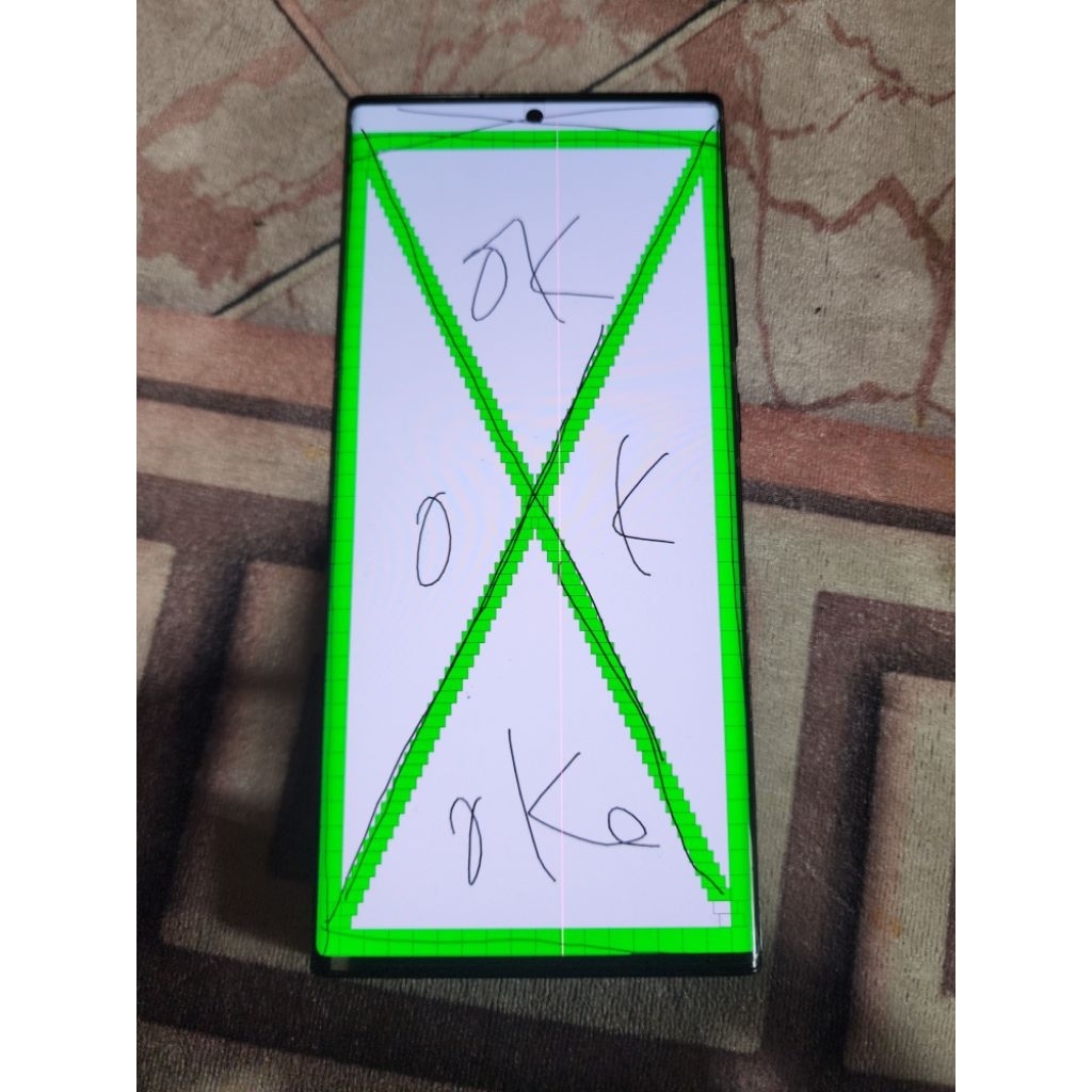 LCD samsung Note 20 ultra original copotan layak pakai