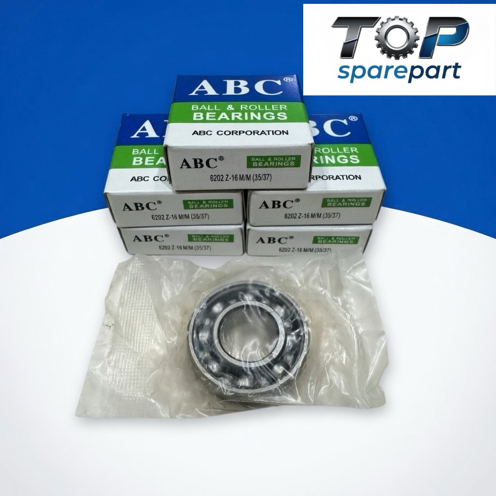 Grosir Bearing/Laher Gerobak Arco 6202 Z-16 M/M ABC ORIGINAL (isi 10pcs)