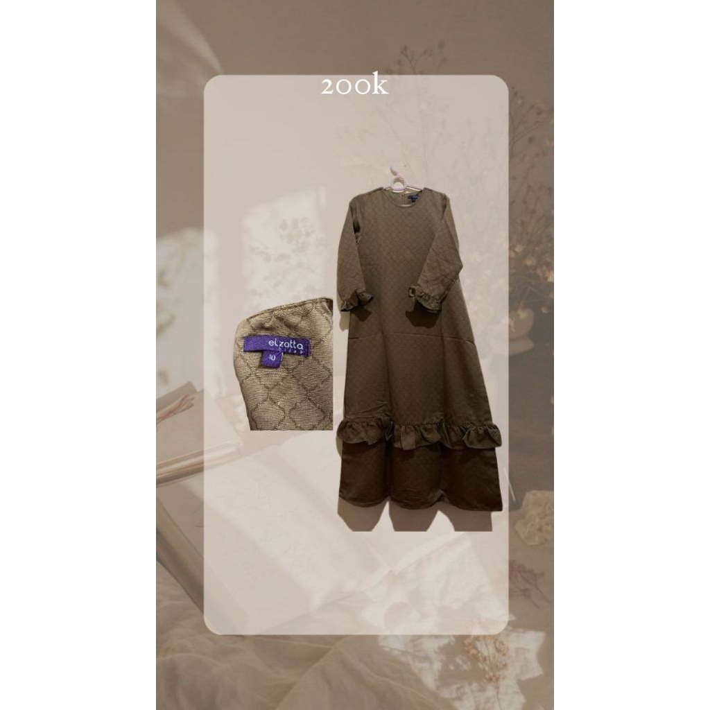 preloved gamis elzata