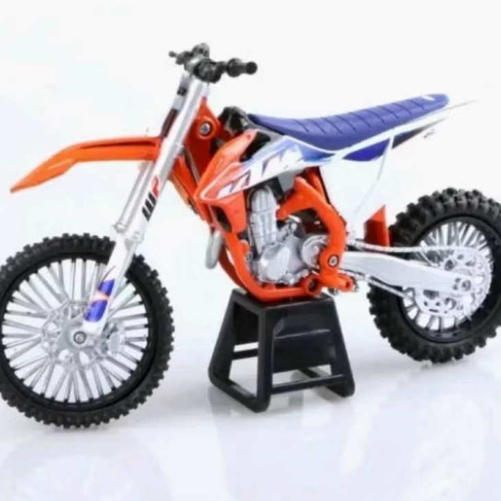 mainan diecast miniatur motor trail scala1:16 mesin bisa bongkar pasang