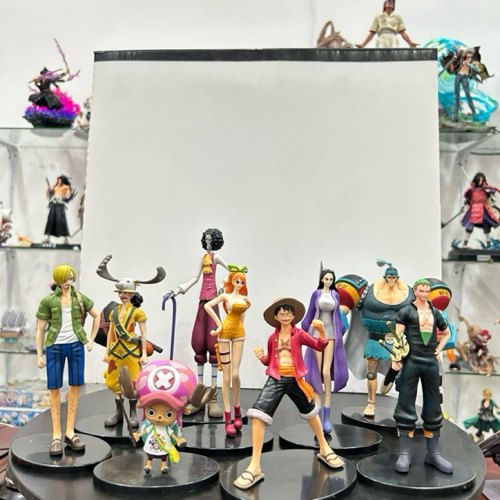 Action Figure One Piece Fullset Mugiwara Crew Stampede Arc