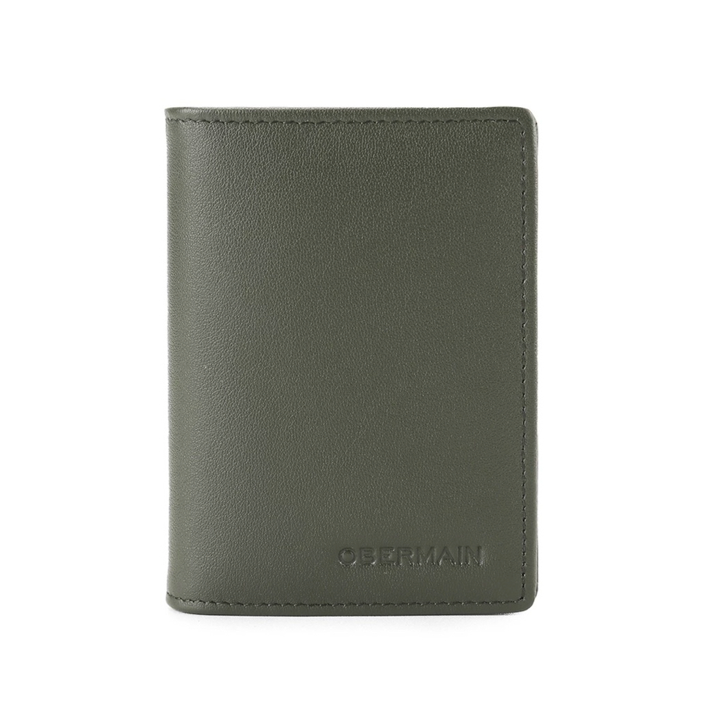 Dompet Kartu Pria Obermain Original - Leather & RFID - Trivon