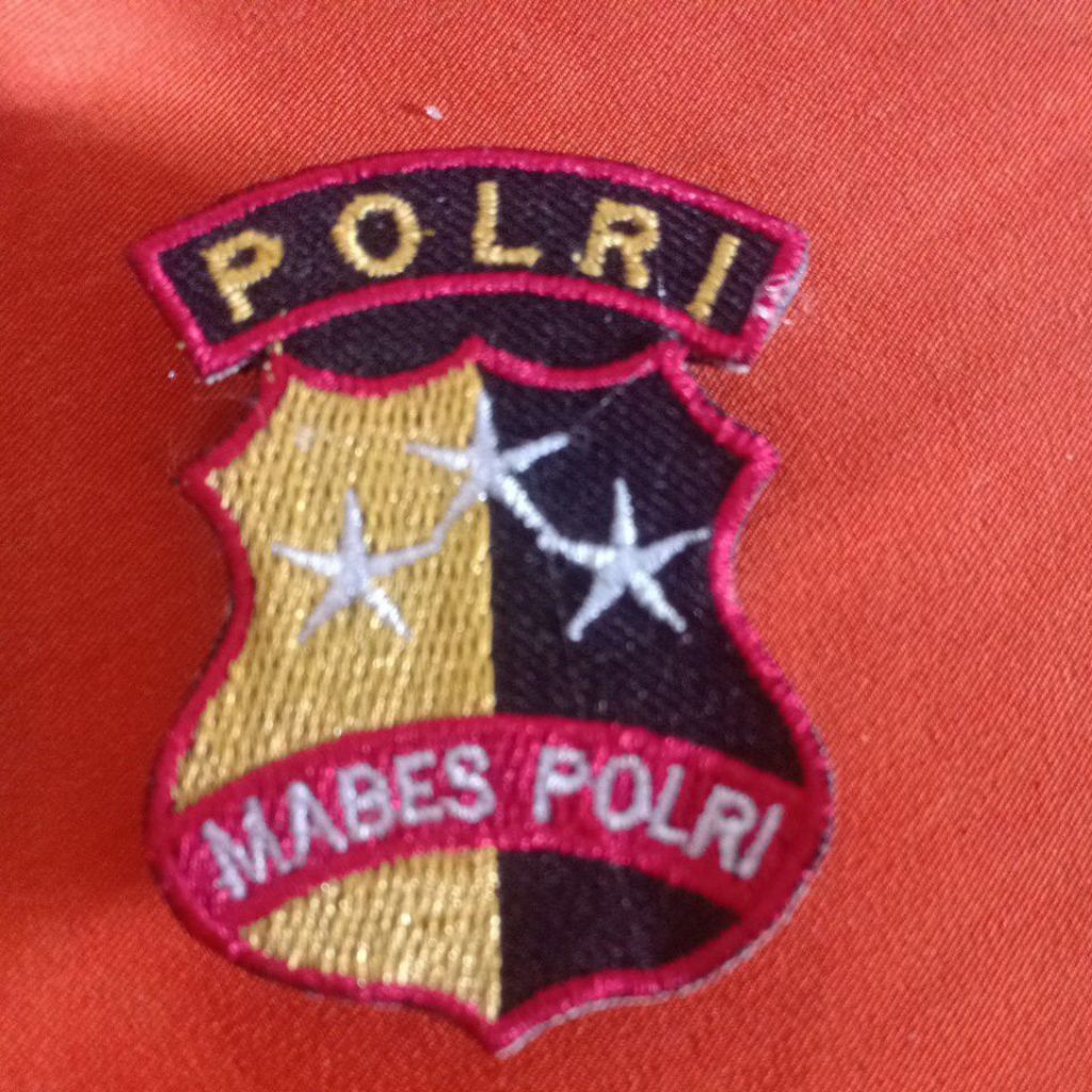 Pet Bordir Polri Logo Bordir Polri Atribut Anak