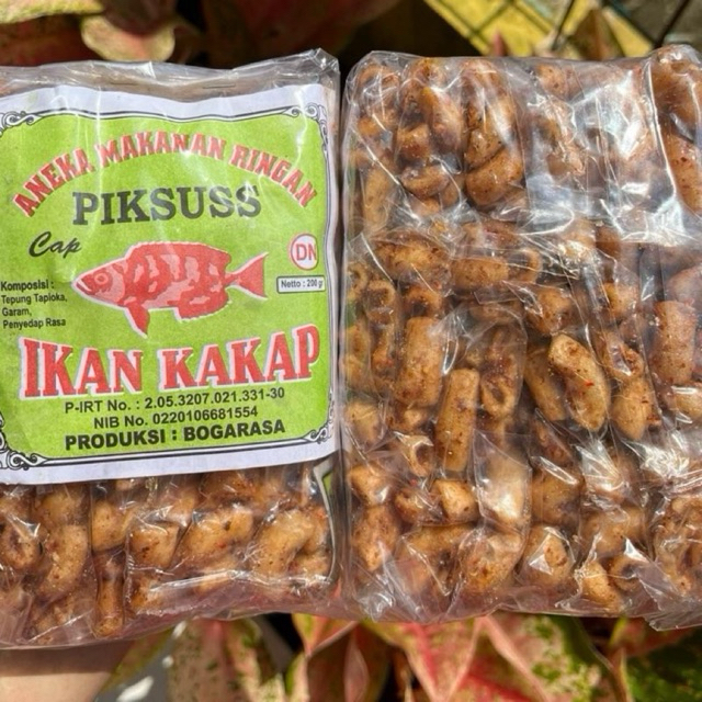 Piksus ikan kakap cemilan pedas