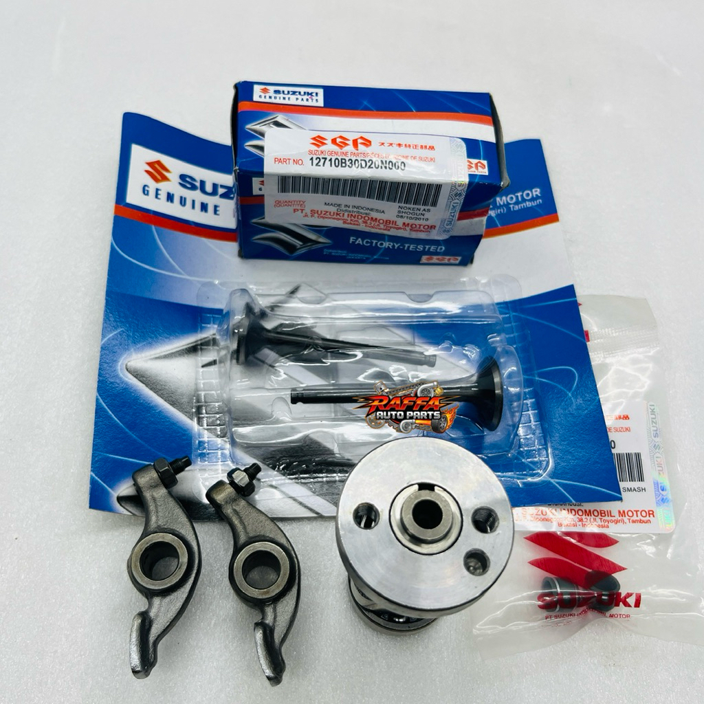 paket noken as+Platuk klep+klep set+seal klep Suzuki shogun 110 shogun,shogun kebo