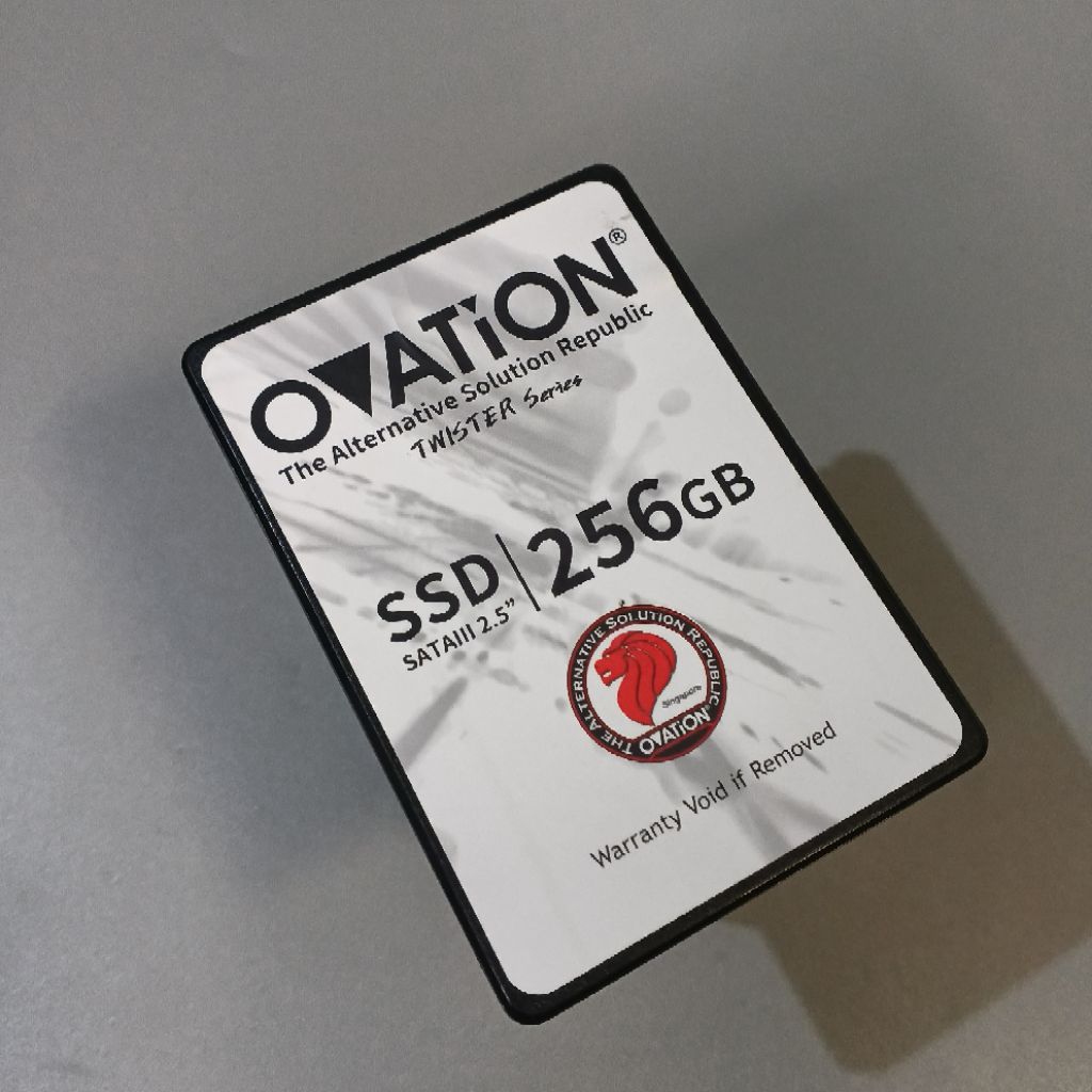 SSD 256gb merek OVATION Health 100% like new