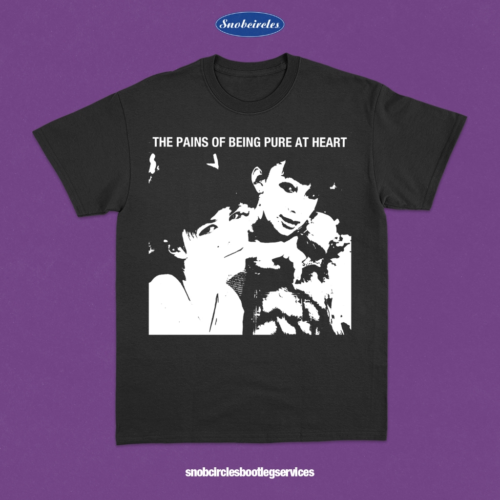 Kaos Band THE PAINS OF BEING PURE AT HEART Heavy weight 16s Plastisol Ink