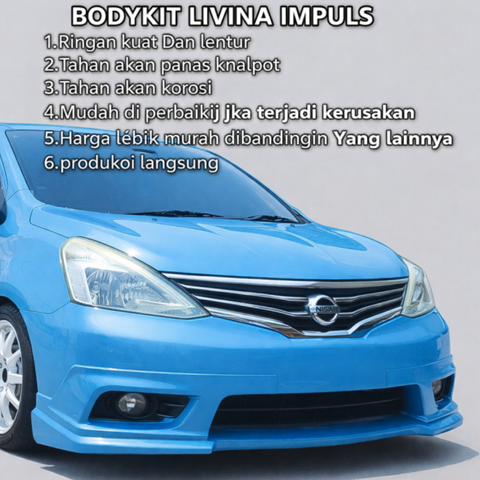 Bodykit all new grand livina 2013-16 model impul BODYKIT LIVINA BODIKIT LIVINA
