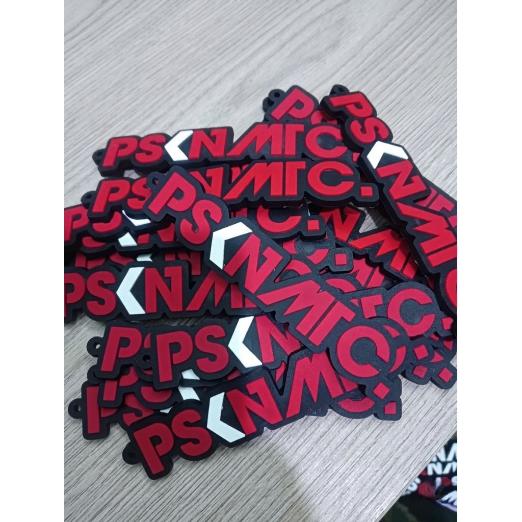 PATCH RUBBER CUSTOM (min 100) GANTUNGAN KUNCI KARET-LOGO-EMBLEM