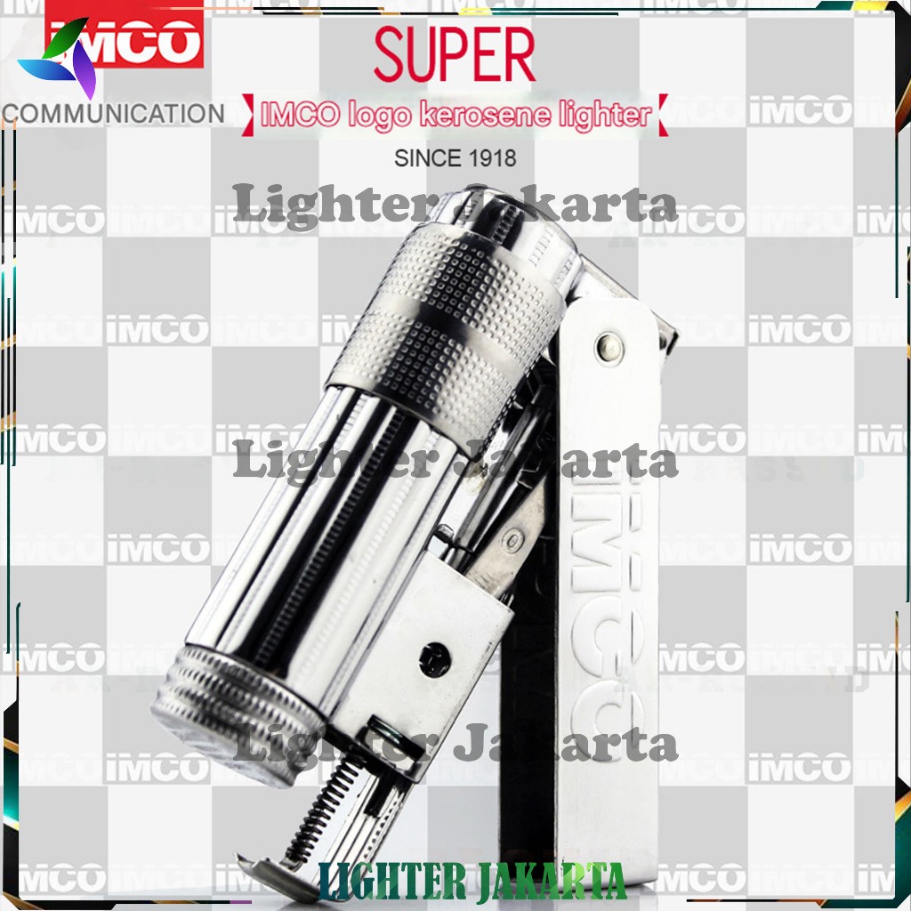 Korek Api Roda Api Minyak Retro Austrian Kerosene IMCO Lighter